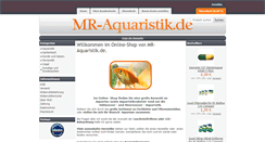 Desktop Screenshot of mr-aquaristik.de